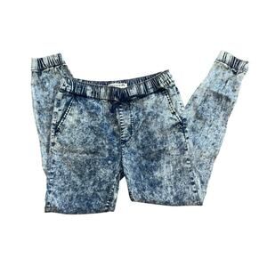 Bullhead Acid Wash Jogger Denim Pants Women’s S Skater Casual Punk Grunge Street